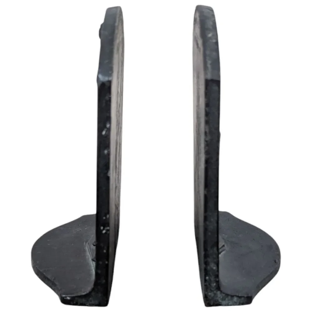 Antique 1923 Abraham Lincoln Bookends by A.M. Greenblatt Bronze Cast Iron